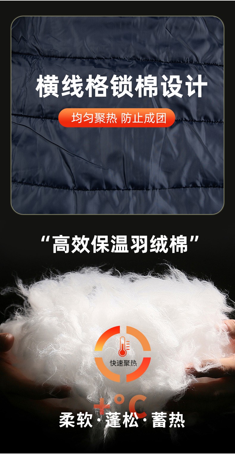 YJ-8824 冬季防靜電棉服男可拆卸純色加厚防寒保暖外套車間工廠團(tuán)體服定制(圖9)